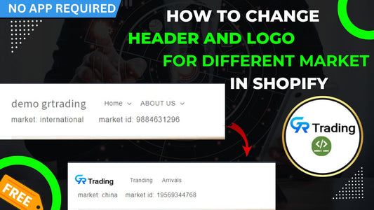 How Of Change Header Logo And Menu For Specific Market In Shopify