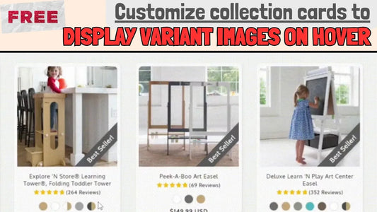 Customize Shopify collection cards to display variant images on hover