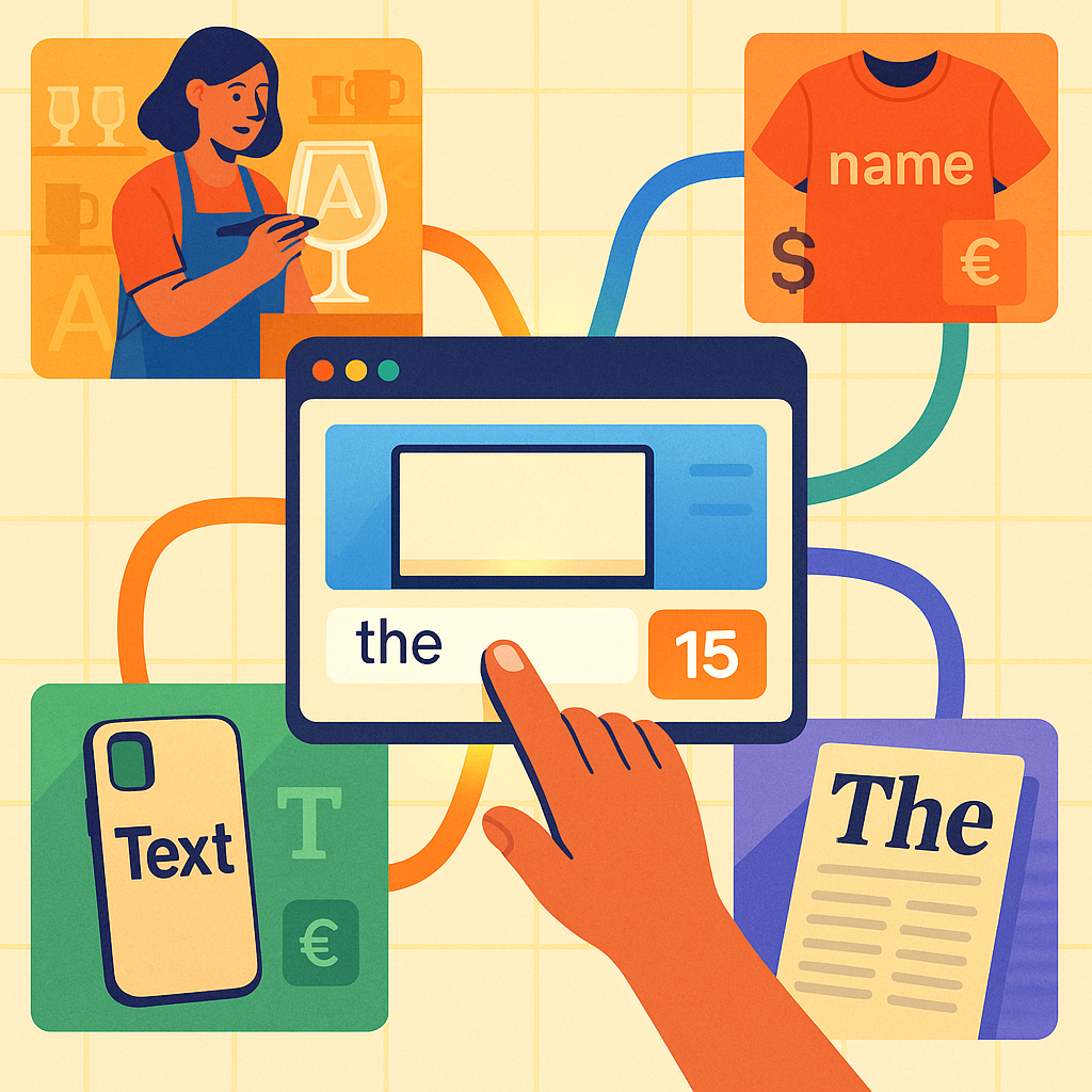 Price per letter customization on Shopify store without APP