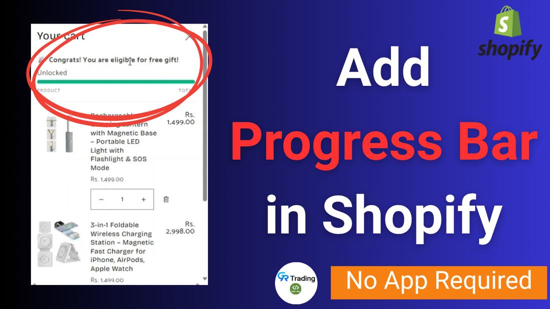 Adding a Progress Bar to Your Shopify Store Without Apps