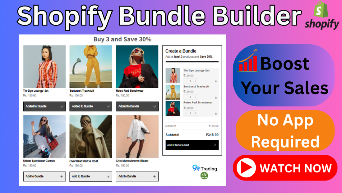 Shopify Bundle Product Feature – Boost Sales and Increase Average Order Value