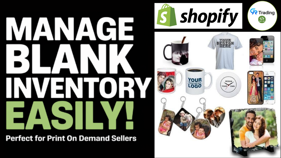 Solve! Blank inventory issue in Shopify | For Print on demand business