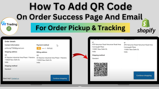 Add QR Codes for Pickups and Order Tracking