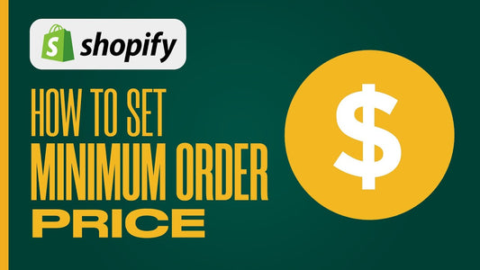 Create settings for minimum amount checkout | Shopify custom development